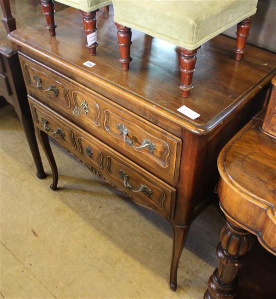 French Louis XV style chest of  2 drawers